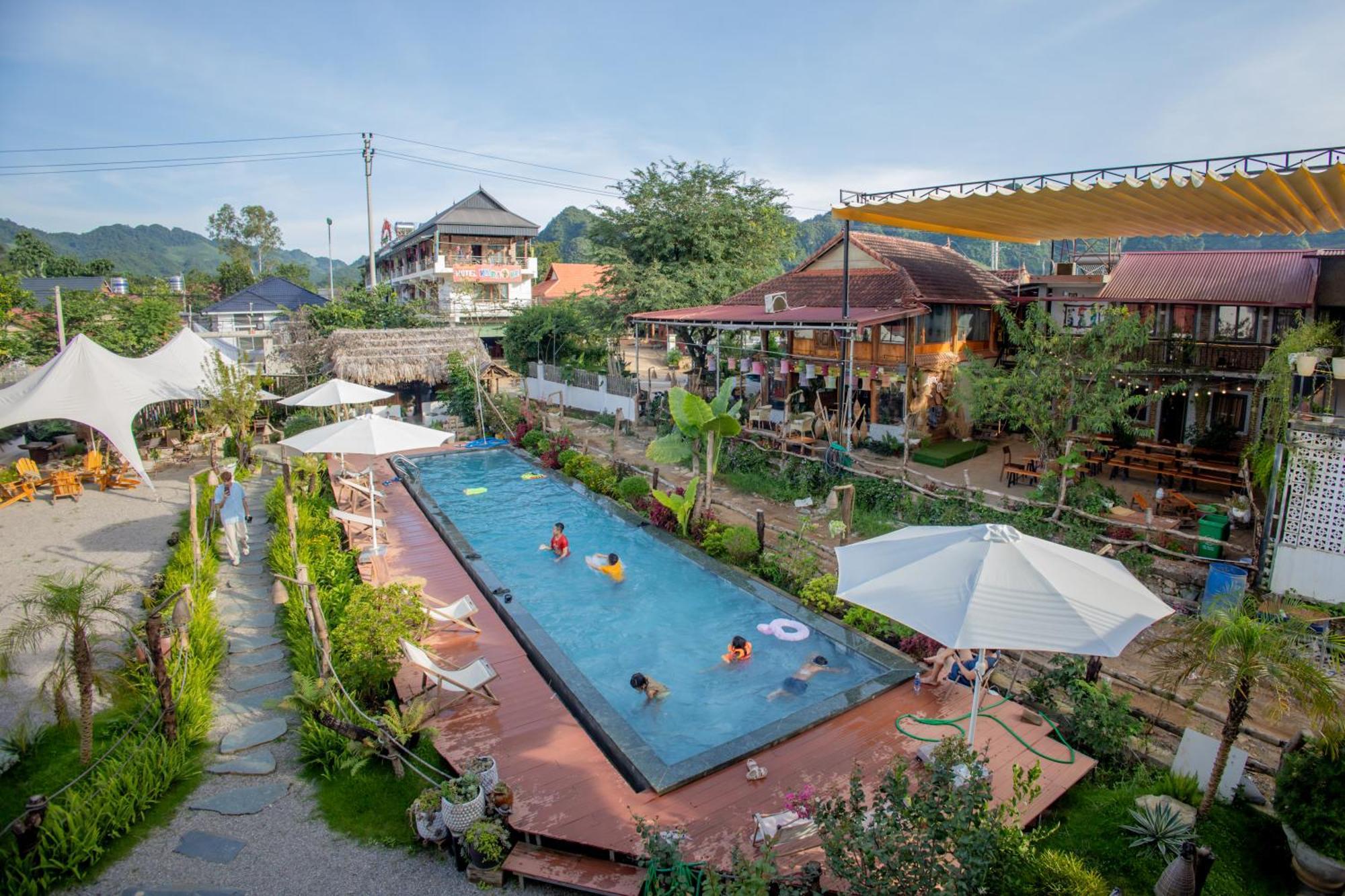 Noong Oi Homestay Moc Chau Dış mekan fotoğraf
